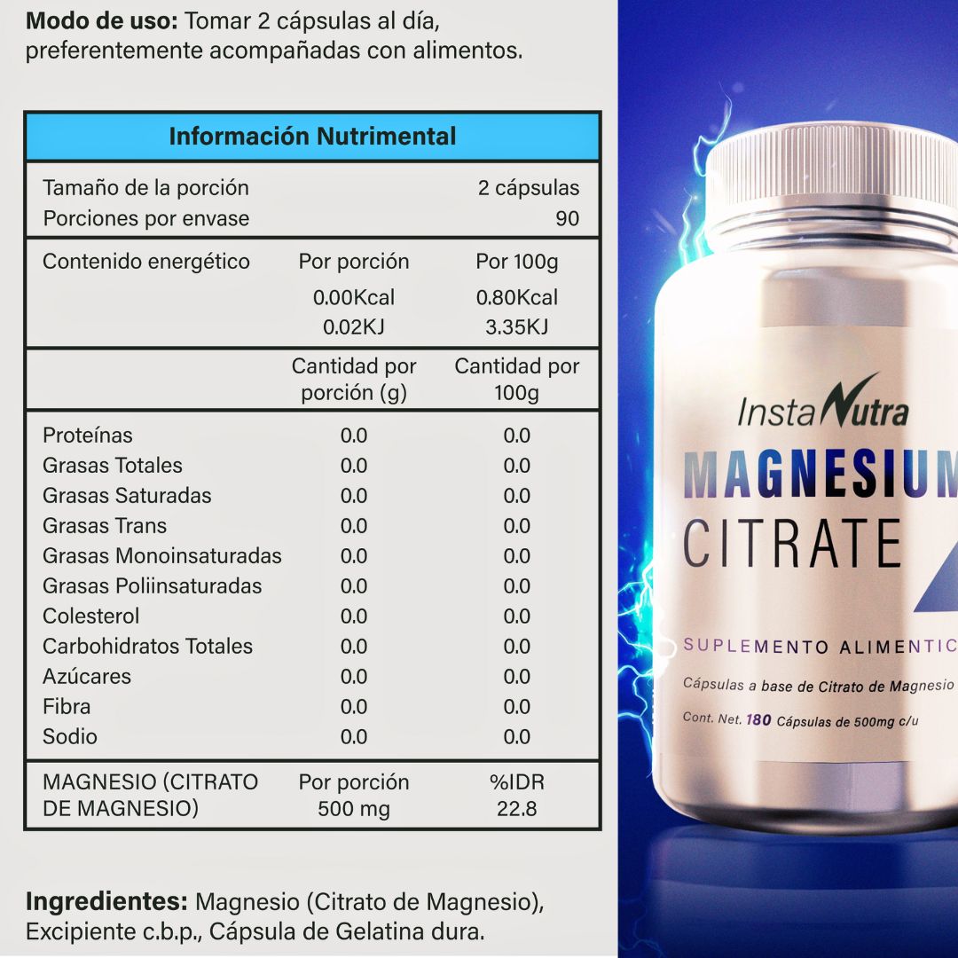 Kit Minerales Esenciales – Citrato de Magnesio + Citrato de Potasio – 2 Frascos, Rinde 3 Meses