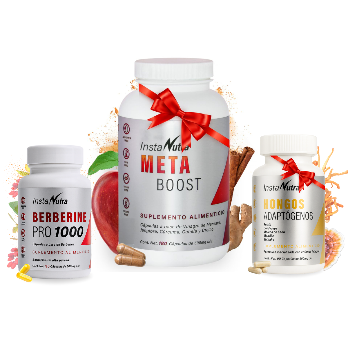 Kit Impulso – Berberina + MetaBoost + Hongos Adaptógenos