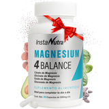 Magnesio Complex 4 en 1 – Citrato, Glicinato, Óxido y Gluconato – 90 Cápsulas