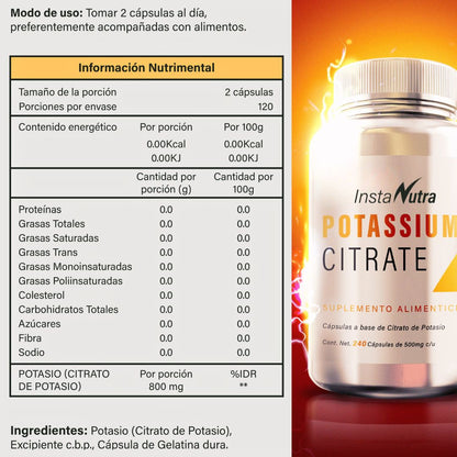Kit Minerales Esenciales – Citrato de Magnesio + Citrato de Potasio – 2 Frascos, Rinde 3 Meses